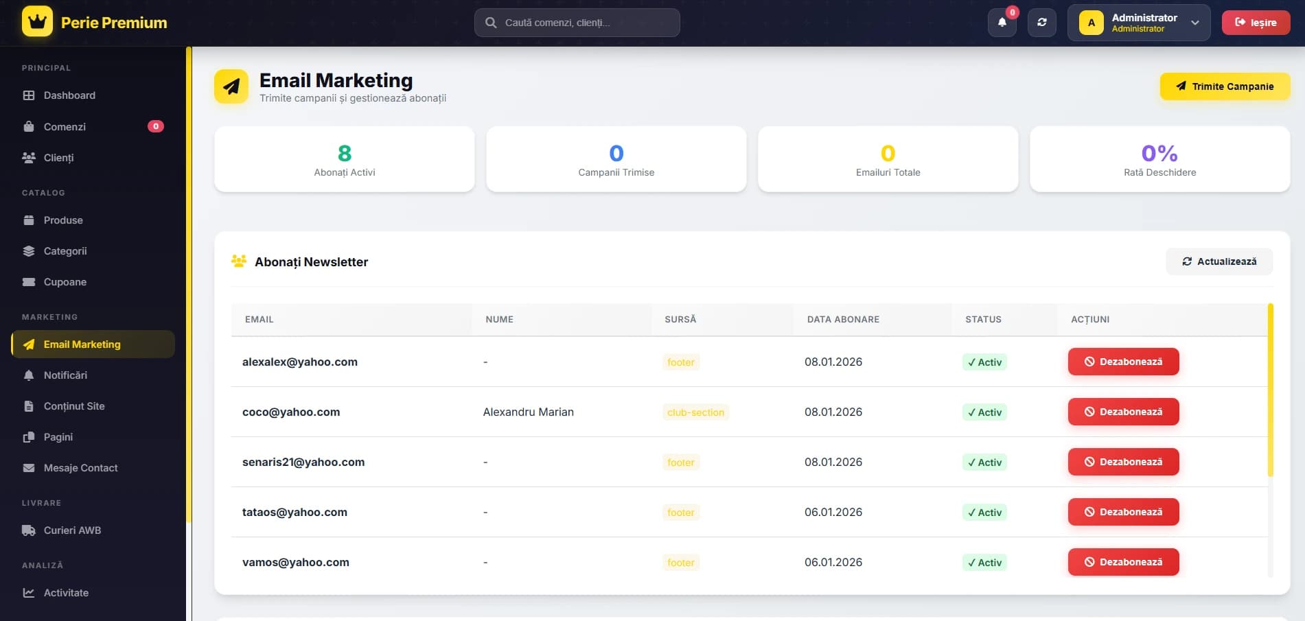 Magazin premium — WooCommerce — captură 6