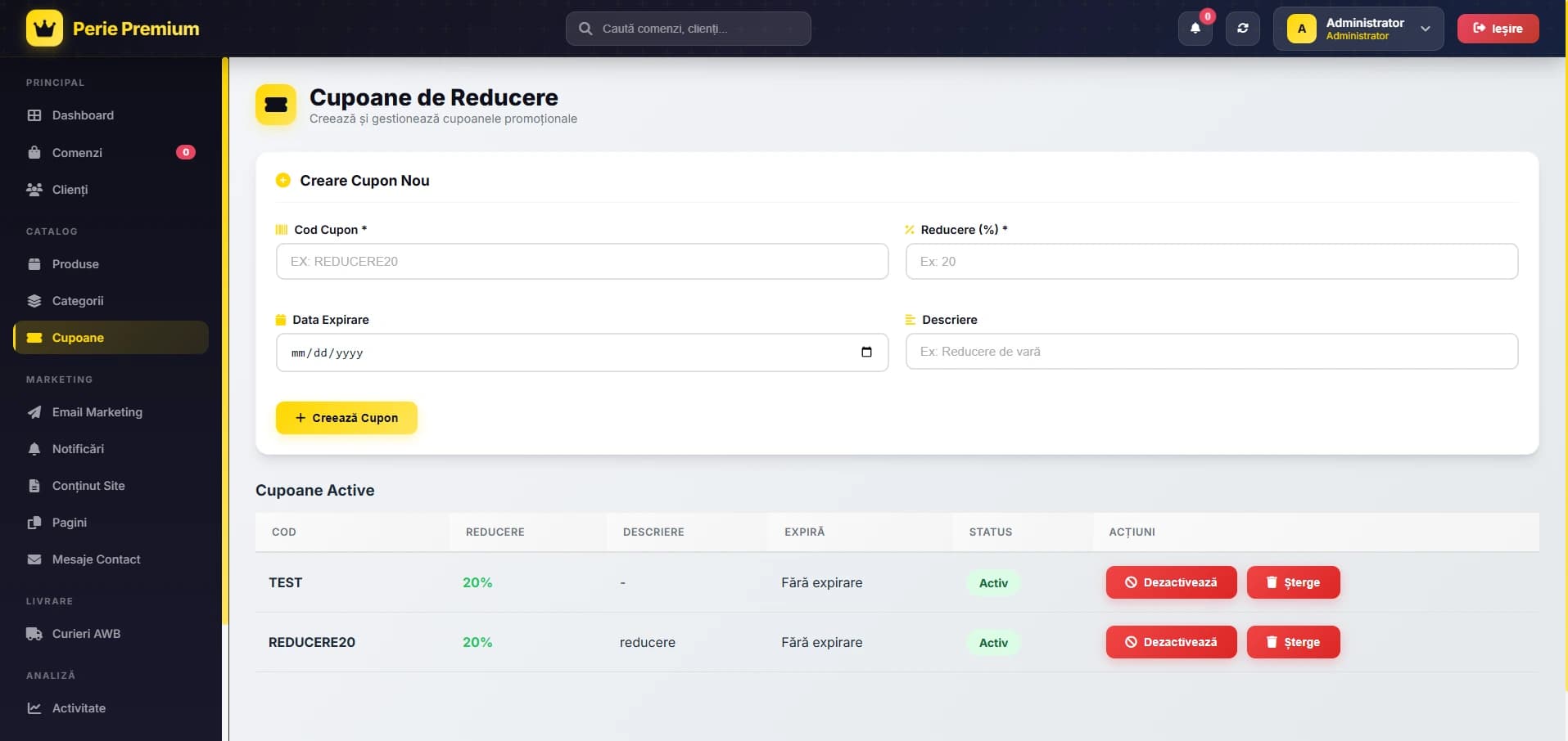 Magazin premium — WooCommerce — captură 9
