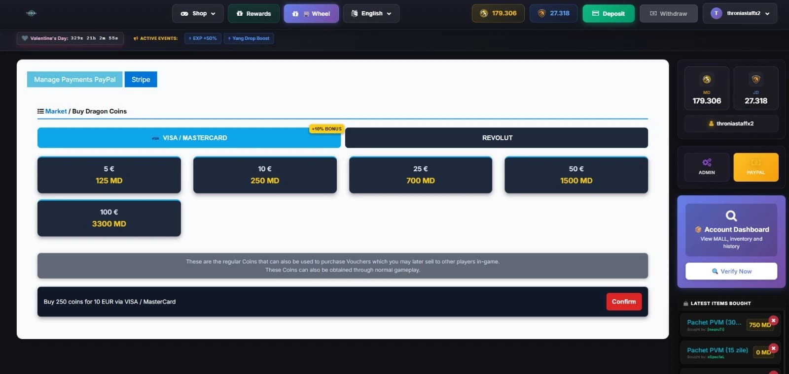 Thronia2 — captură 4