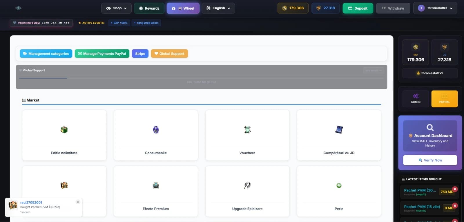 Thronia2 — captură 3